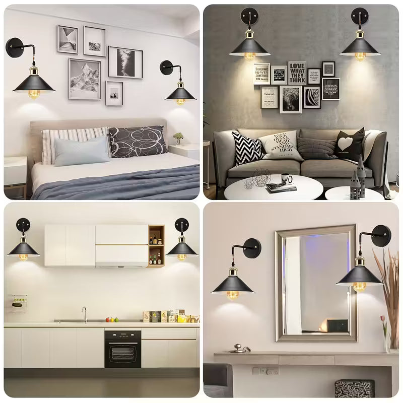 Industrial Metal Wall Sconce