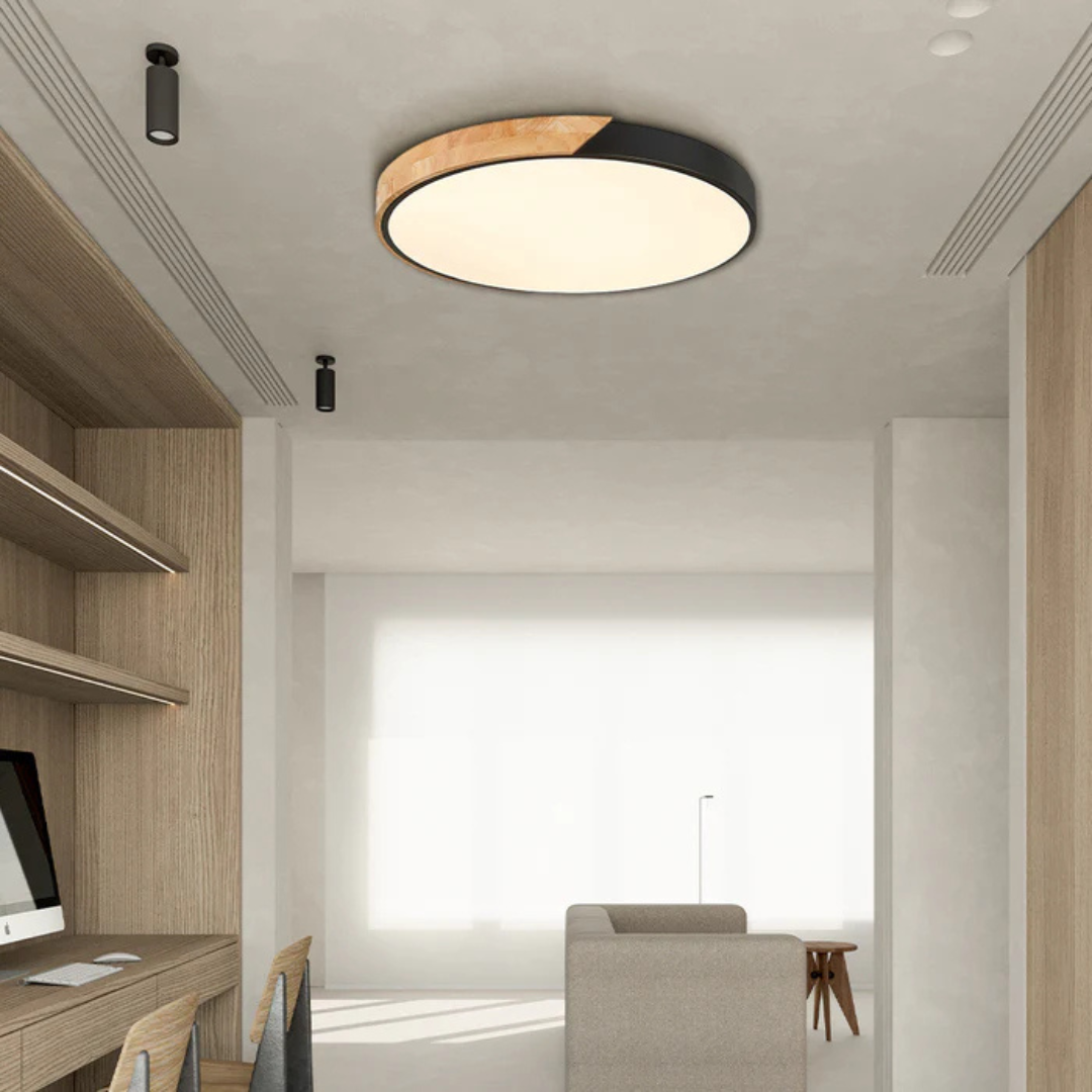 LED Ceiling Light | Nordic Wooden Design