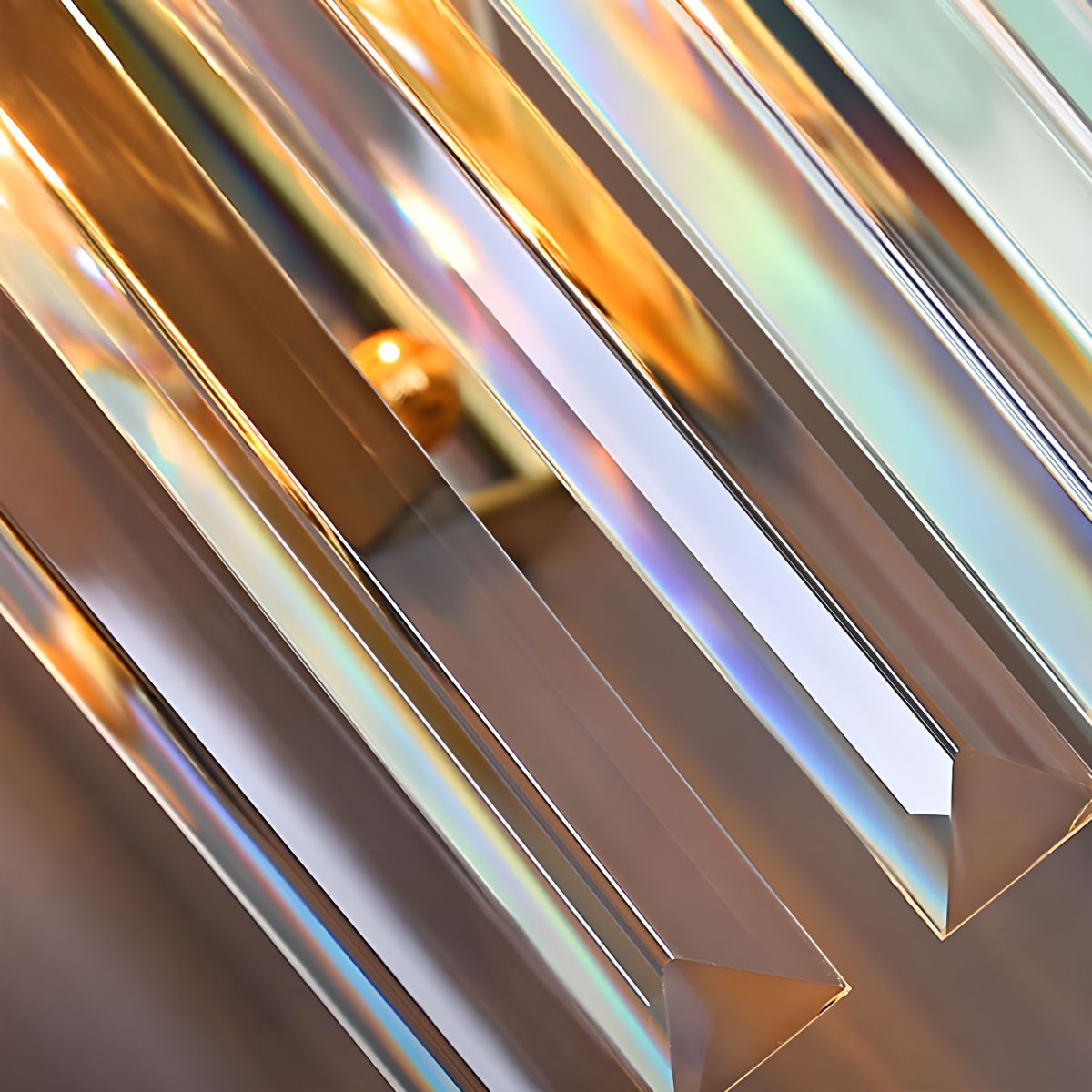 Crystal Wall Light | Stainless Steel Sconce