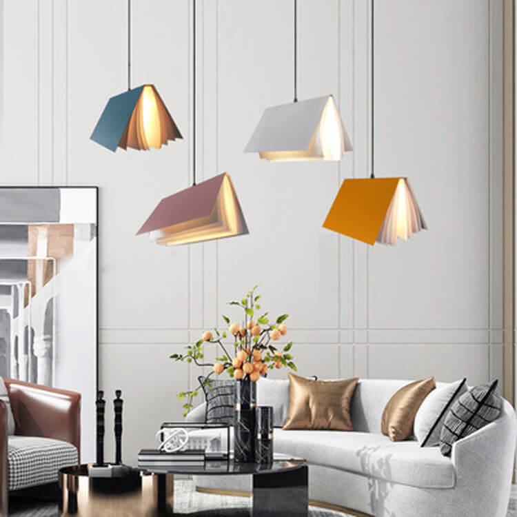Flying Book Pendant Light | Modern Ceiling Lamp