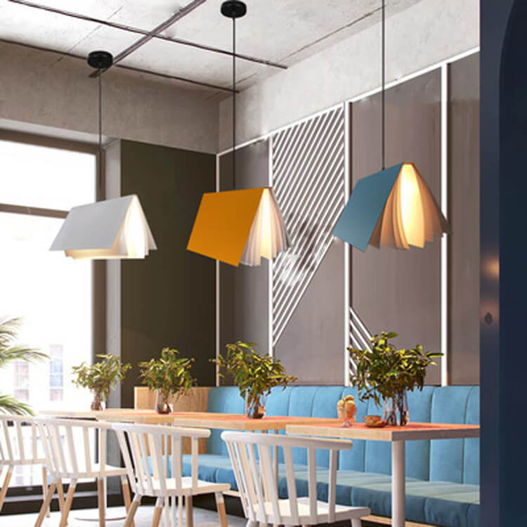 Flying Book Pendant Light | Modern Ceiling Lamp