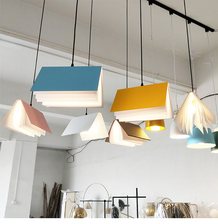 Flying Book Pendant Light | Modern Ceiling Lamp