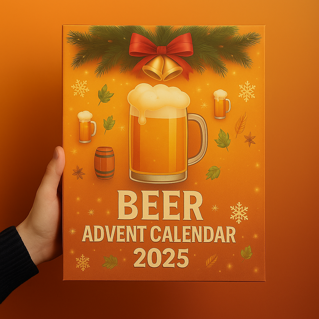 24-Day Beer Advent Calendar Mini Bottle Ornaments Holiday Decor 1