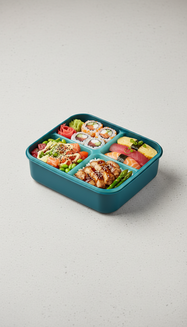 Sushi Lunchbox with Compartments