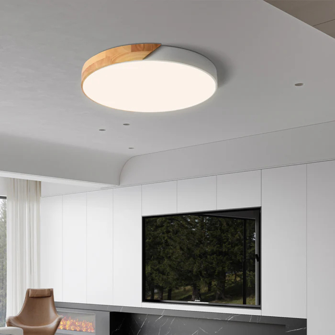 LED Ceiling Light | Nordic Wooden Design