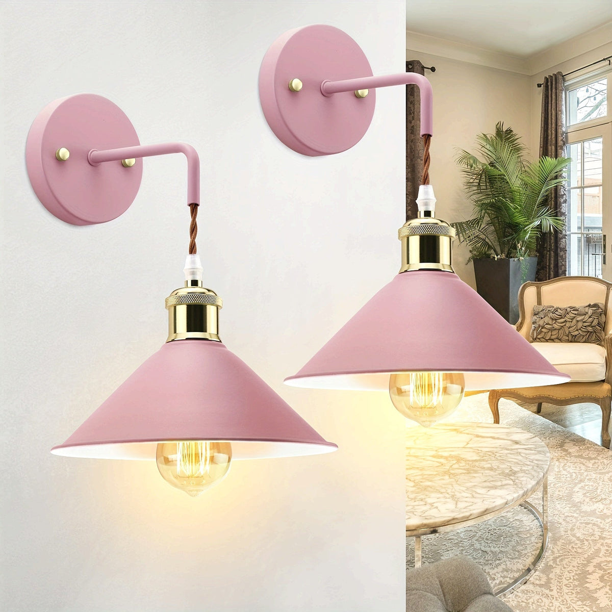 Industrial Metal Wall Sconce