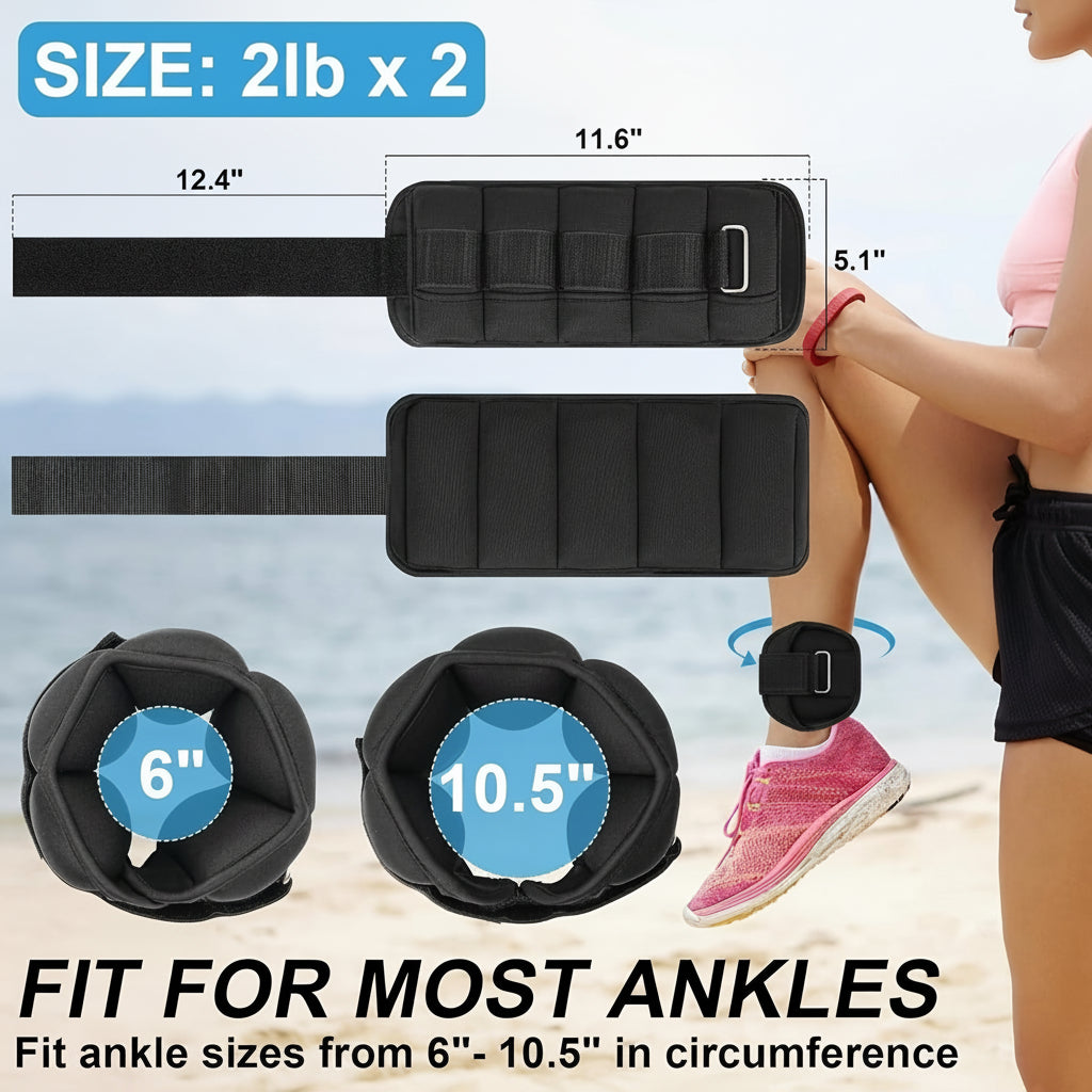 Adjustable Ankle Weights