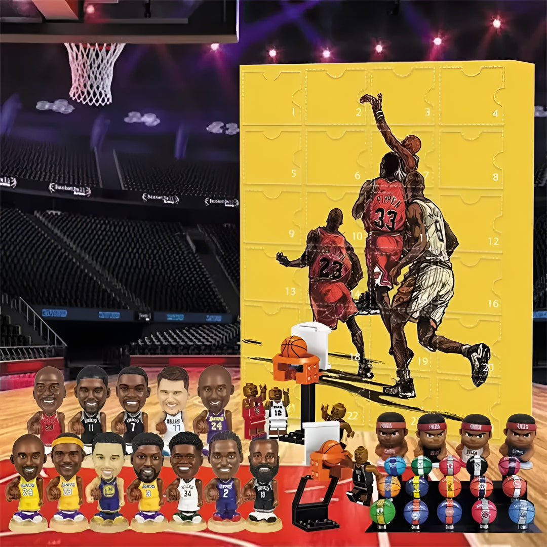 Basketball Advent Calendar Figure Set