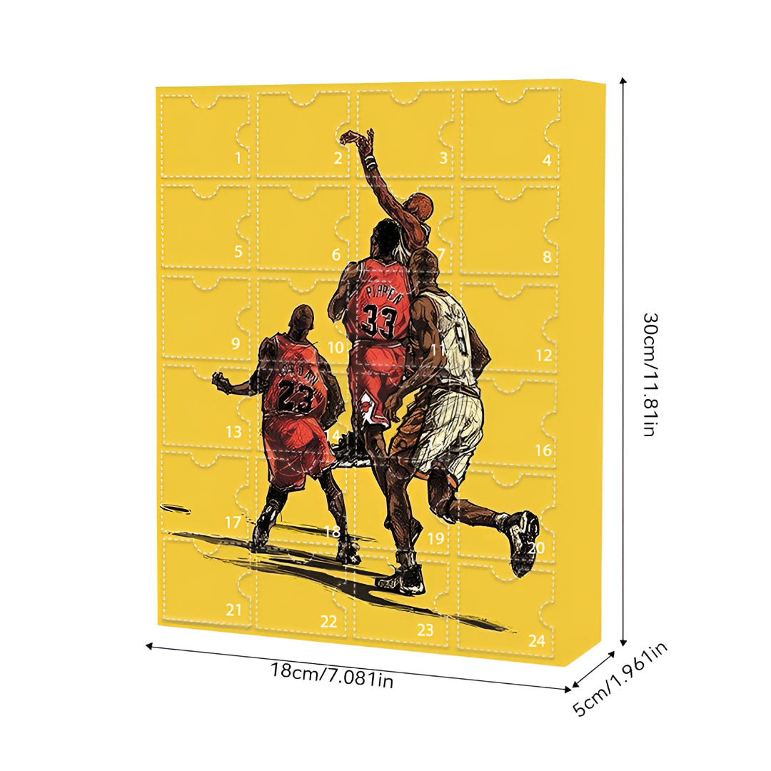 Basketball Advent Calendar Figure Set