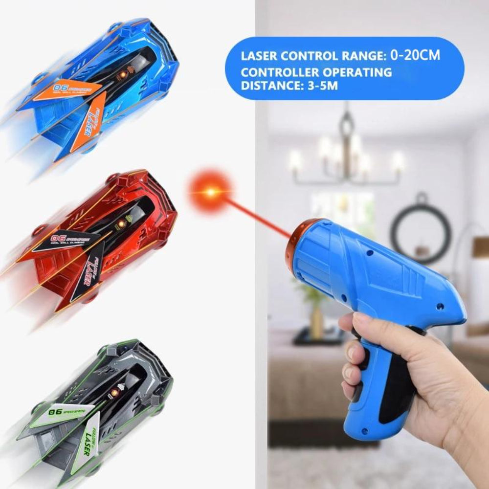 Laser Guided Wall Climber RC Car