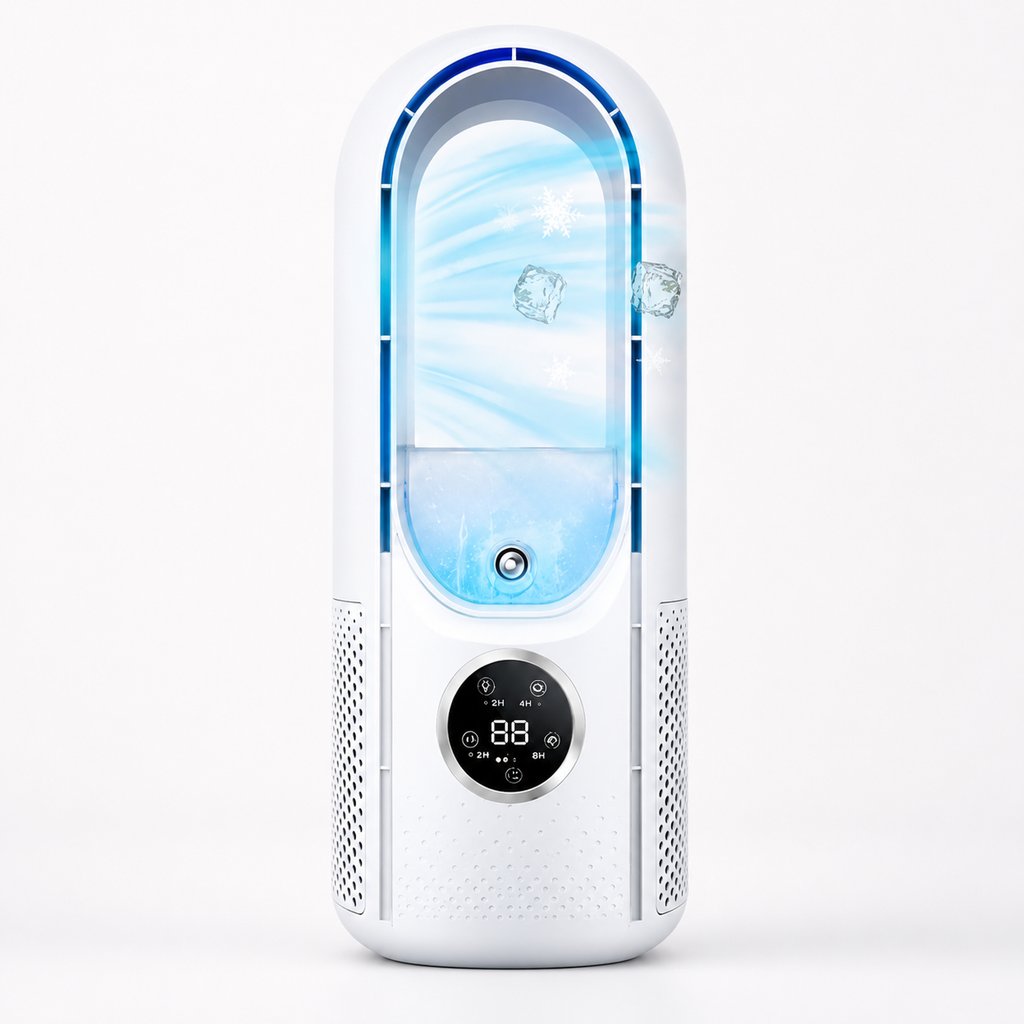 Portable Air Conditioner Bladeless Fan
