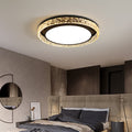 Crystal Halo LED Ceiling Light | Dimmable Flush Mount