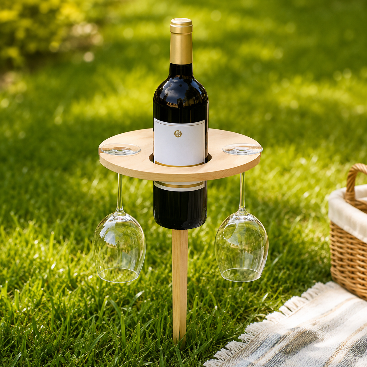 Foldable Picnic Wine Table