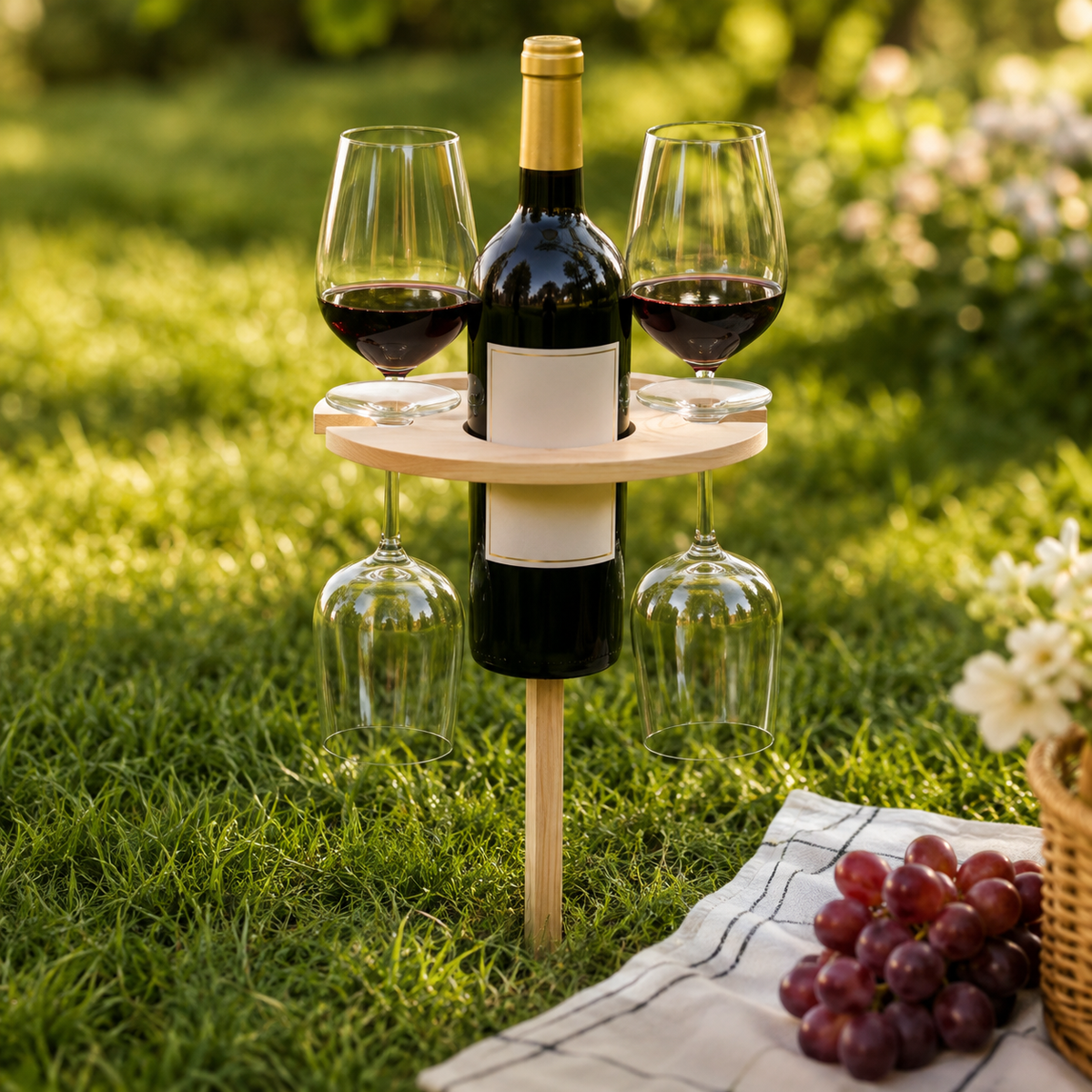Foldable Picnic Wine Table