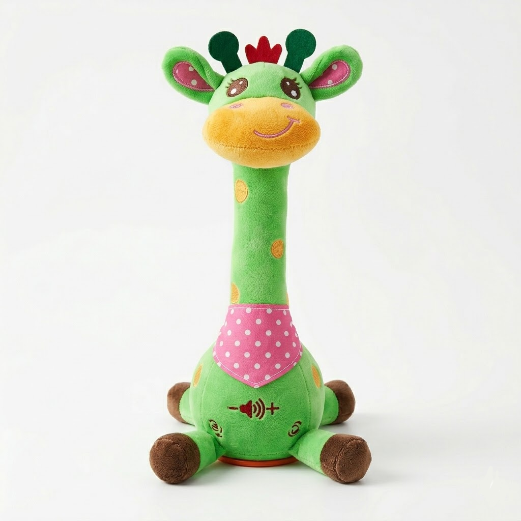 Interactive Singing Giraffe Plush Toy