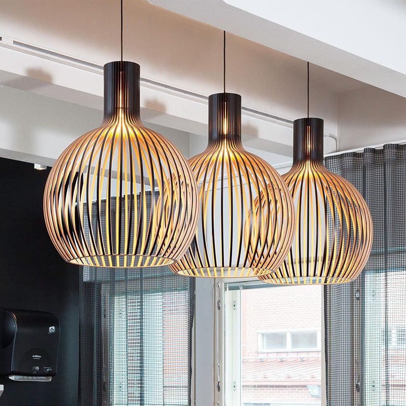 Handcrafted Wooden Pendant Light | Scandinavian Design