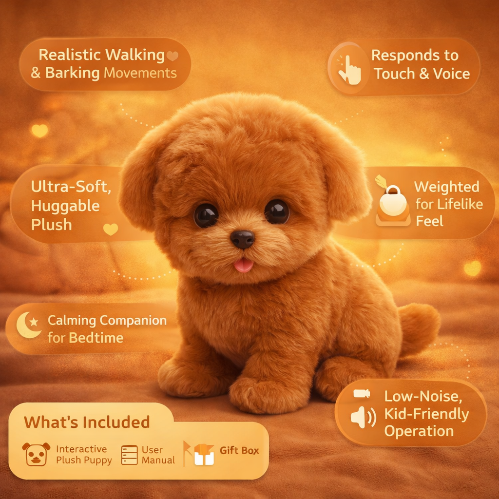 Plush Toy Interactive Puppy