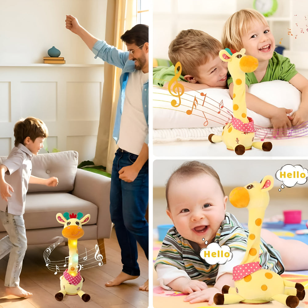 Interactive Singing Giraffe Plush Toy