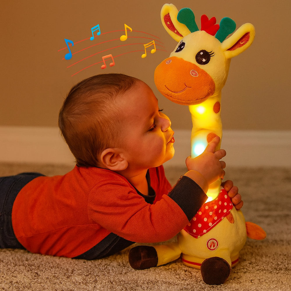 Interactive Singing Giraffe Plush Toy