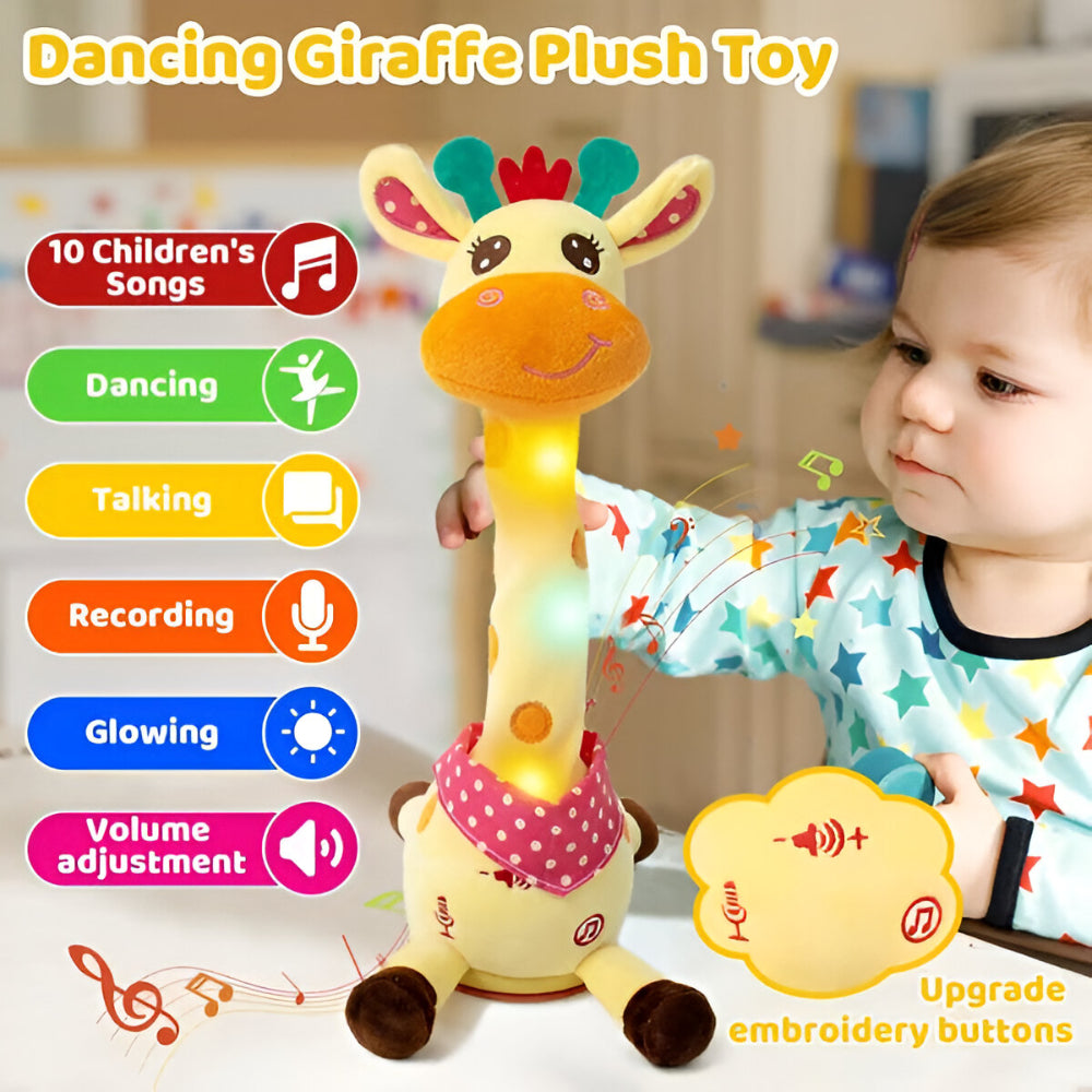 Interactive Singing Giraffe Plush Toy