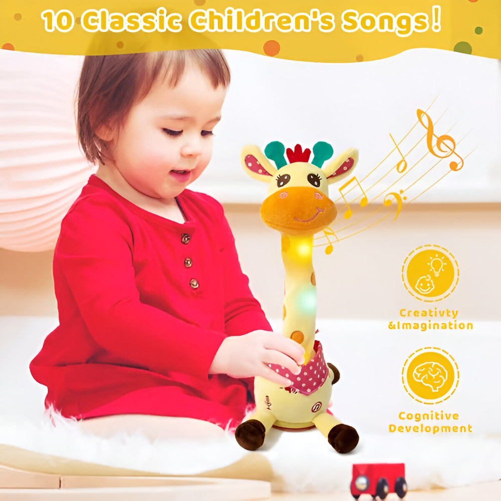Interactive Singing Giraffe Plush Toy