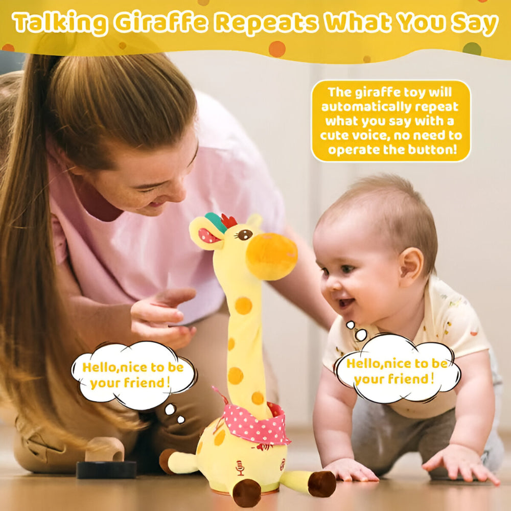 Interactive Singing Giraffe Plush Toy