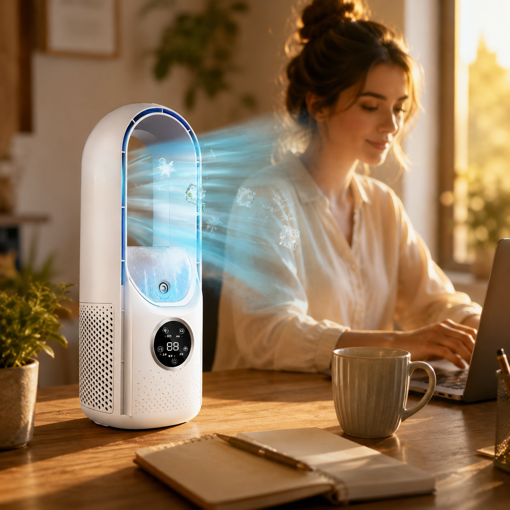 Portable Bladeless Cooling Fan