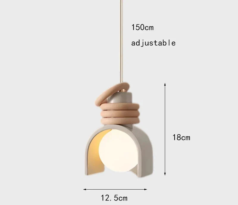 Wabi-Sabi Pendant Light | Minimalist Resin Design