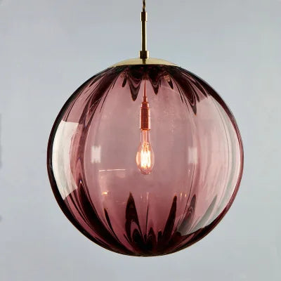 Modern Glass Ball Pendant Light | Nordic Elegance