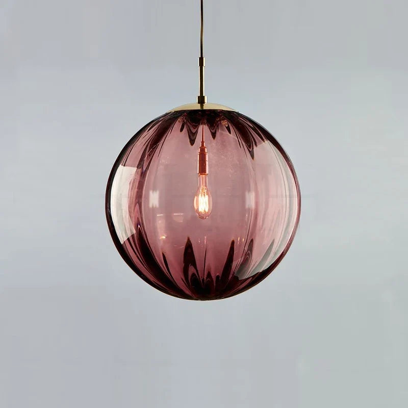 Modern Glass Ball Pendant Light | Nordic Elegance