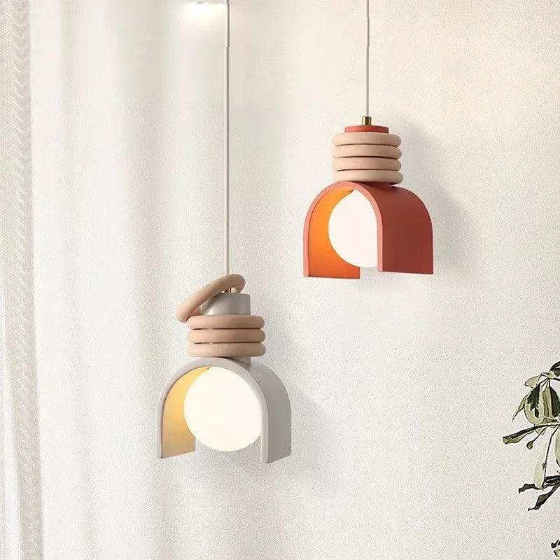 Wabi-Sabi Pendant Light | Minimalist Resin Design