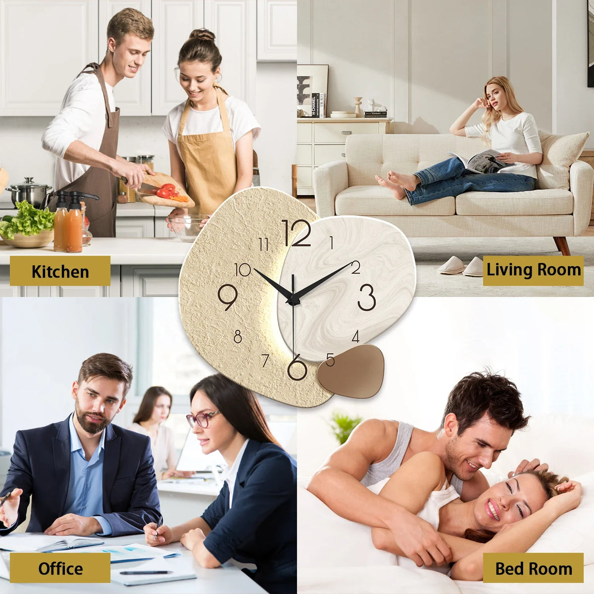 TempoStone Silent Wall Clock