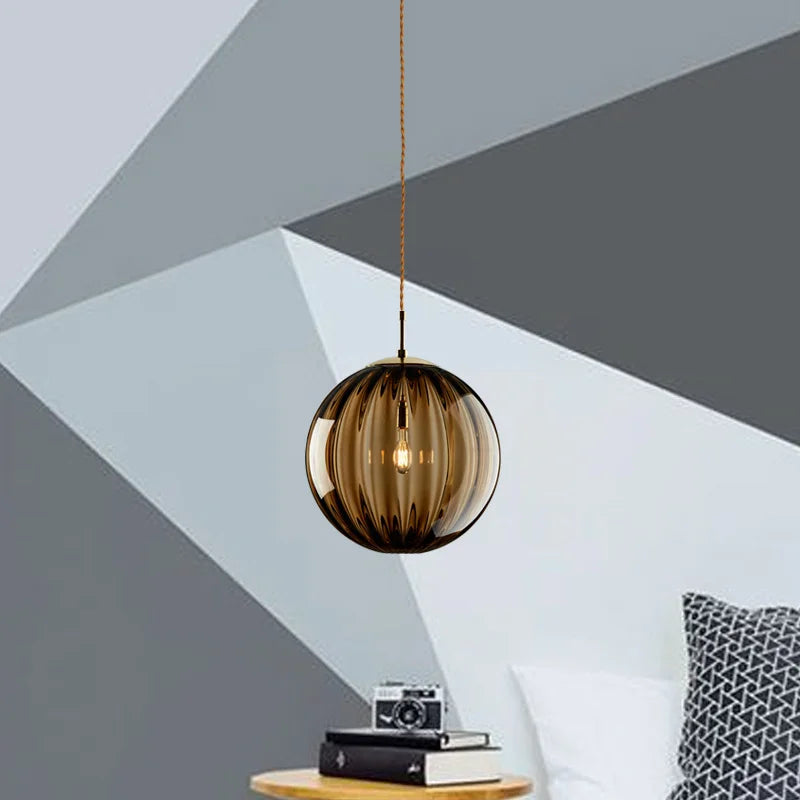 Modern Glass Ball Pendant Light | Nordic Elegance