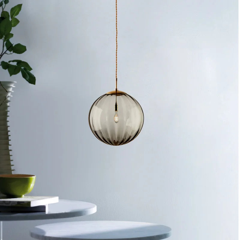 Modern Glass Ball Pendant Light | Nordic Elegance
