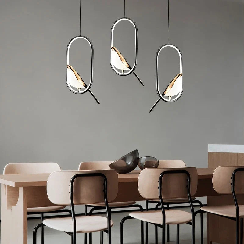 Magpie Pendant Light | Nordic Bird Design