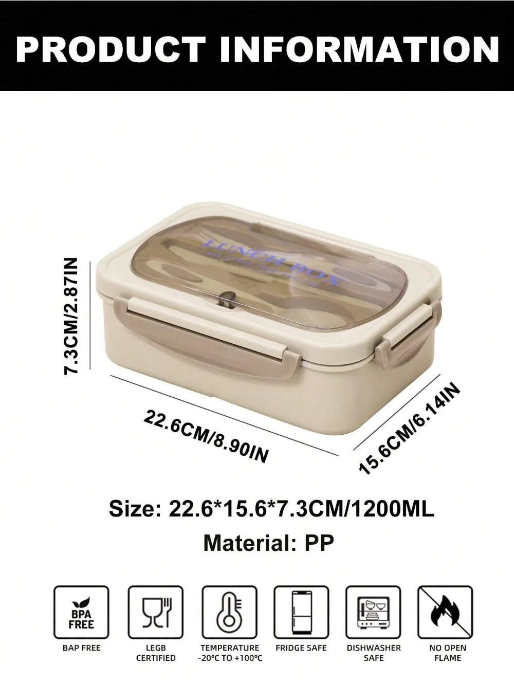 MealMate Leak-Proof Bento Lunch Box