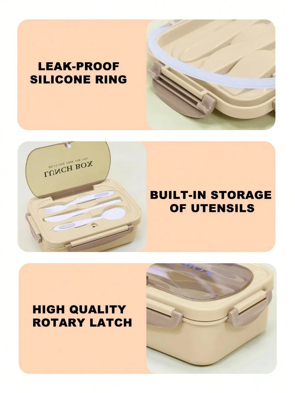 MealMate Leak-Proof Bento Lunch Box