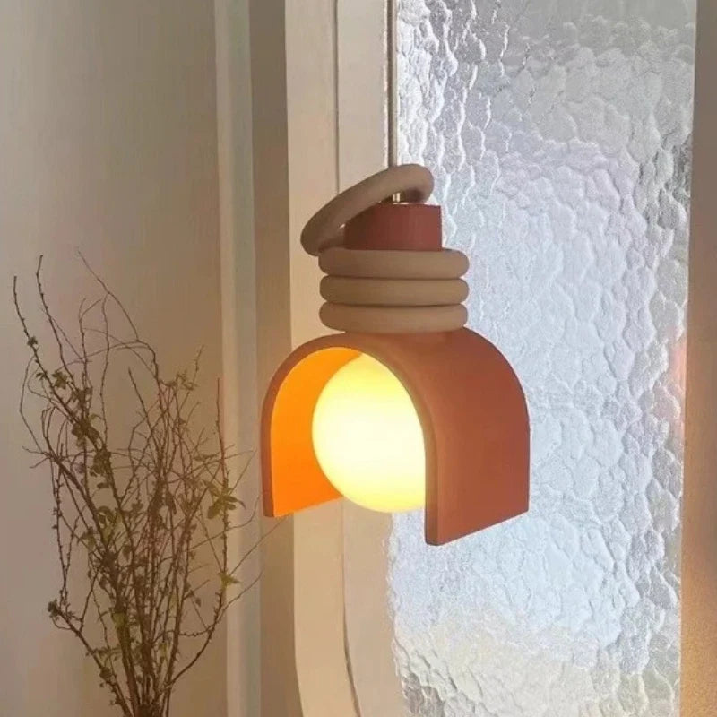 Wabi-Sabi Pendant Light | Minimalist Resin Design