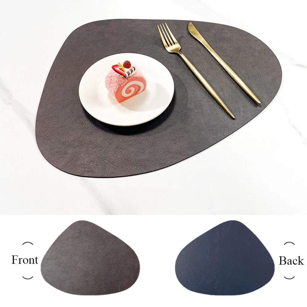 NordicDrop Double-Sided Faux Leather Placemats