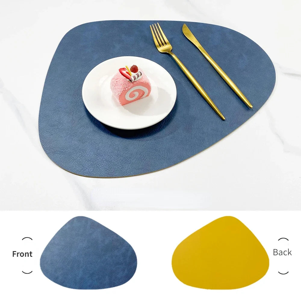 NordicDrop Double-Sided Faux Leather Placemats