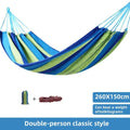 Canvas Hammock | Striped Double Swing Bed