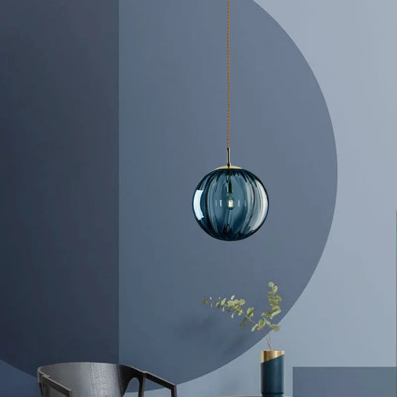 Modern Glass Ball Pendant Light | Nordic Elegance