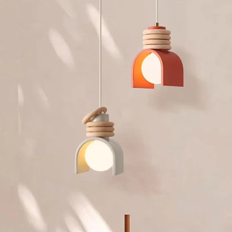 Wabi-Sabi Pendant Light | Minimalist Resin Design