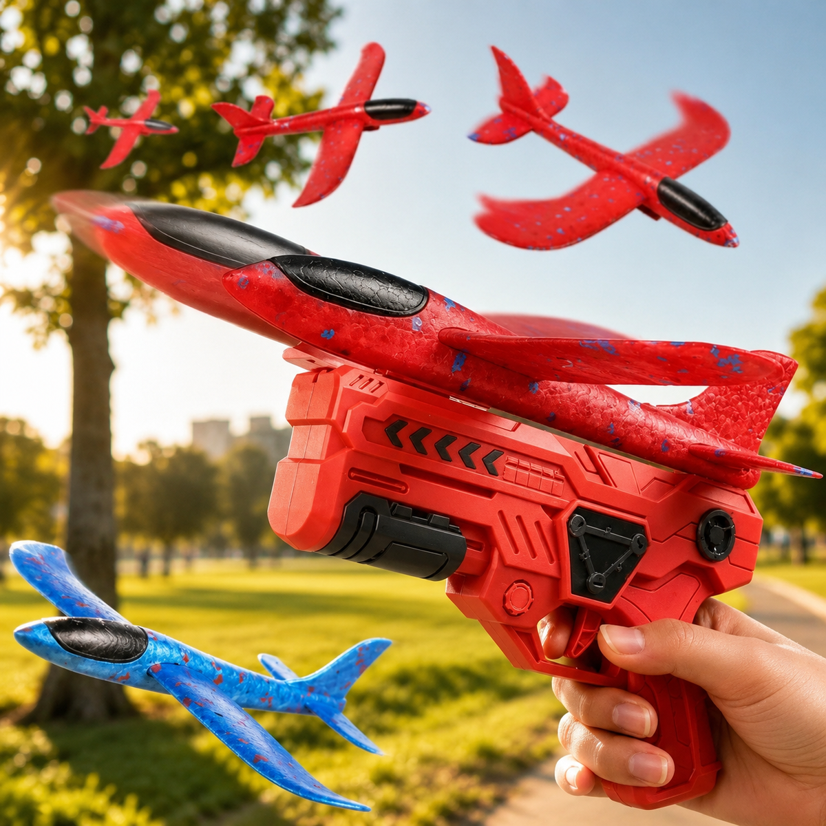 Airplane Launcher Foam Glider Toy