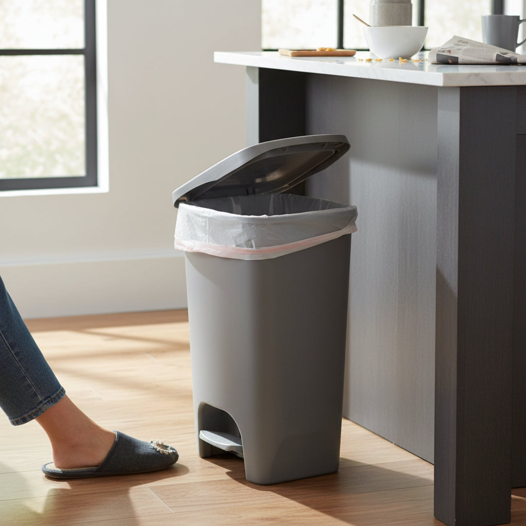13 Gallon Step Pedal Trash Can