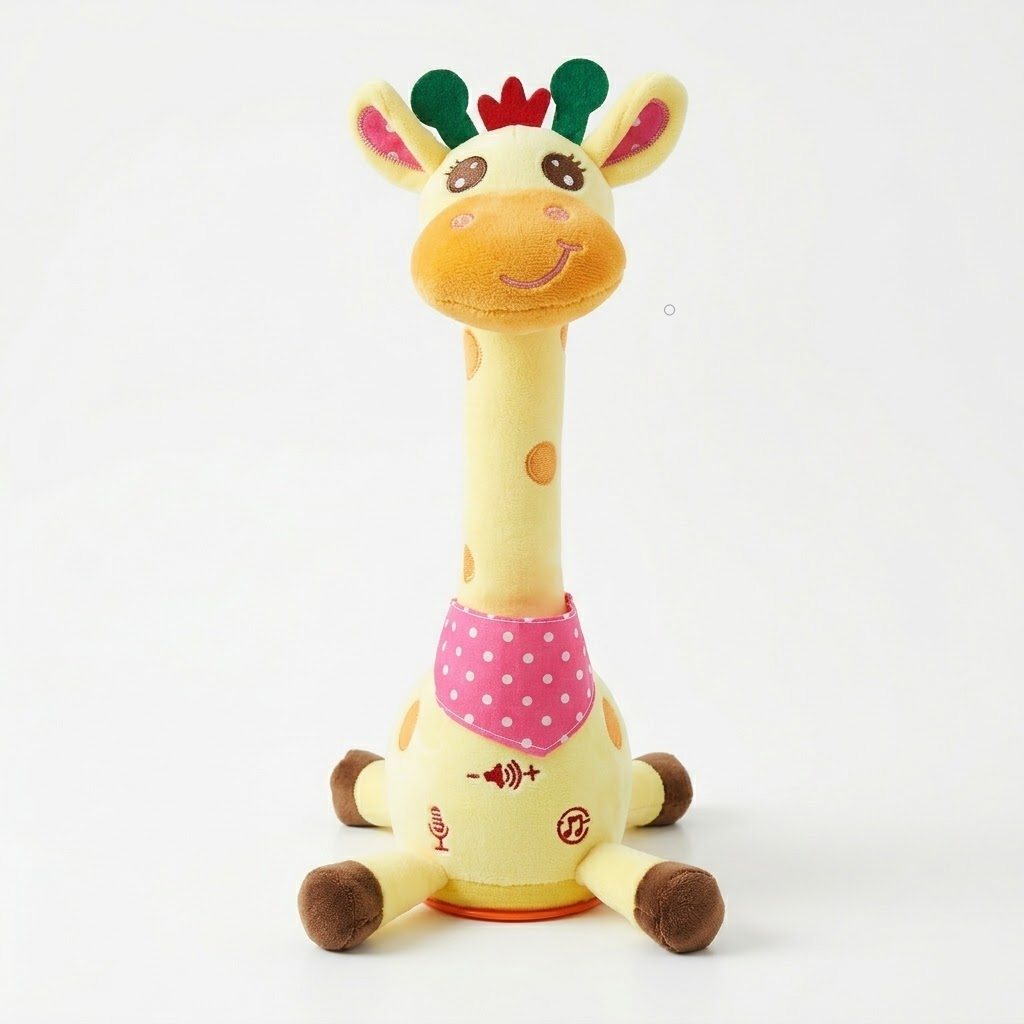 Interactive Singing Giraffe Plush Toy