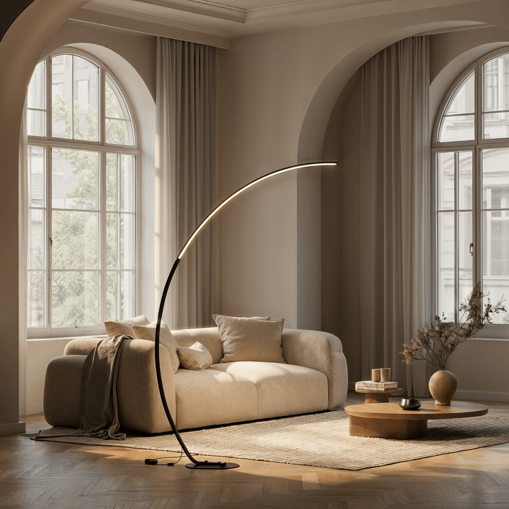 Arc Floor Lamp LED Adjustable Reading