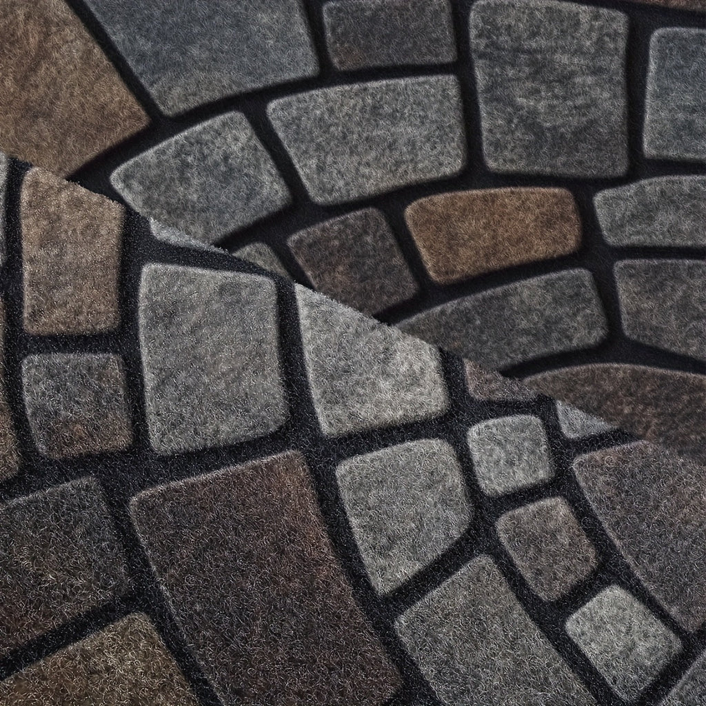 Half-Circle Mosaic Door Mat | Indoor & Outdoor Use