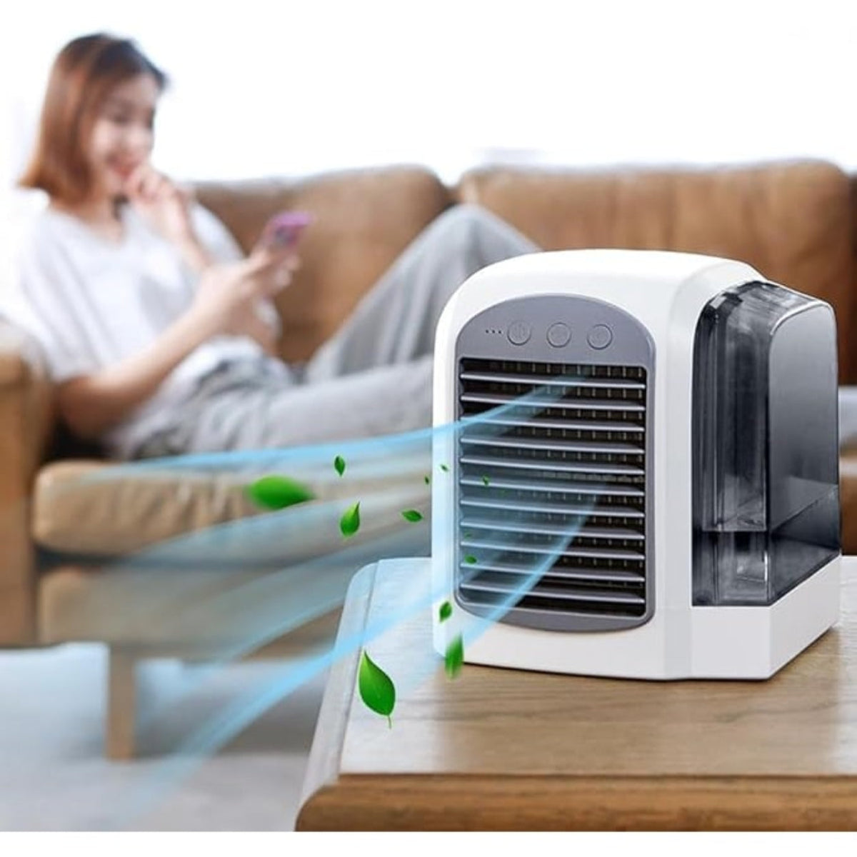 Cooling Evaporative Air Cooler Fan Portable Oscillating - Image 2