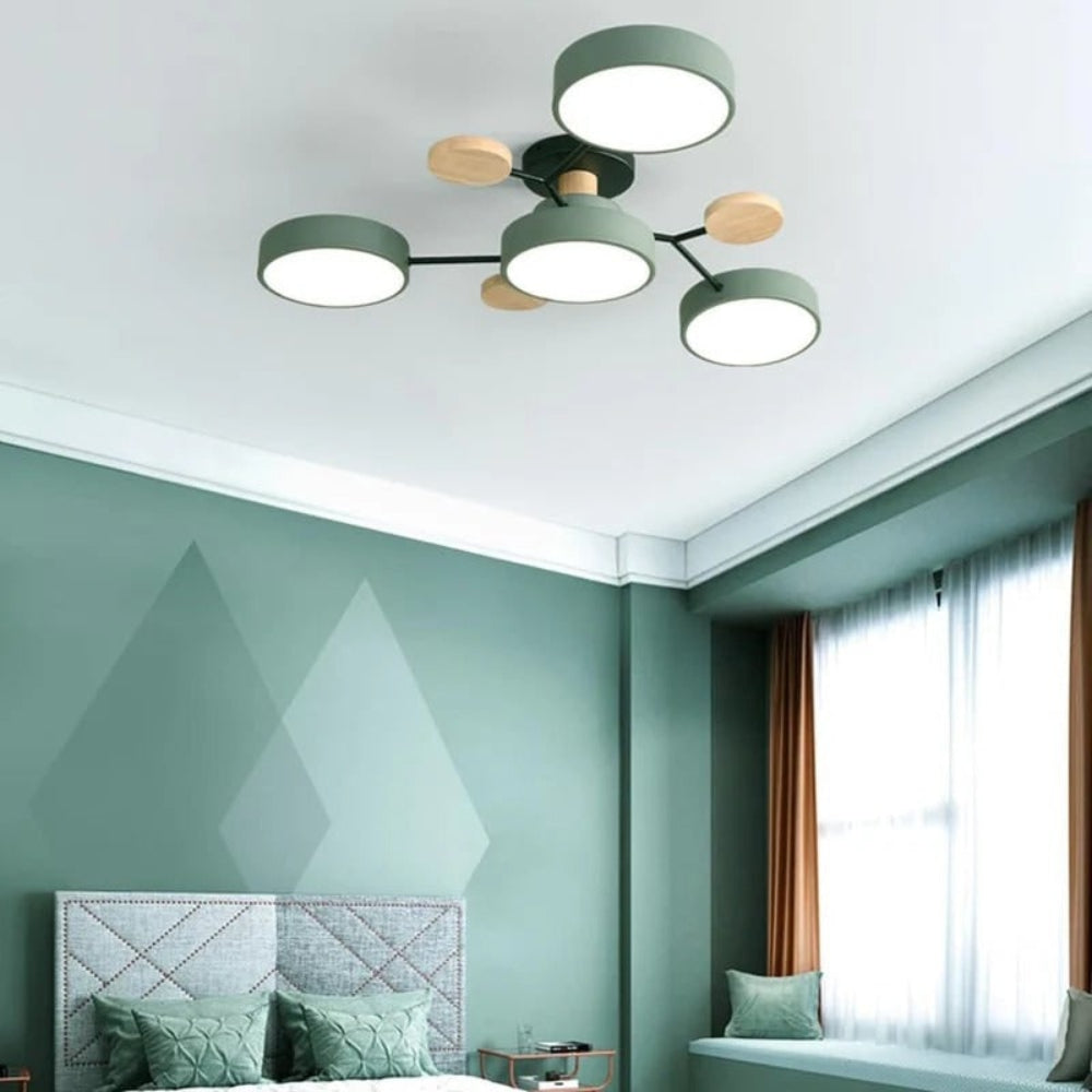 Semi Flush Ceiling Light LED Chandelier